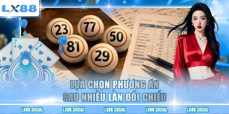 Lựa chọn phương án sau nhiều lần đối chiếu